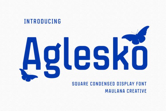 Aglesko Condensed Sans Font for Bold Marketing Campaigns