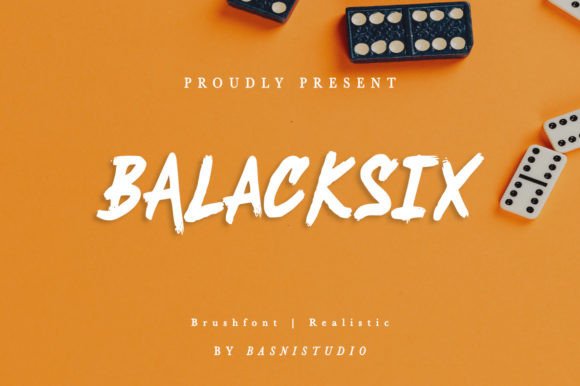 Blacksix: A Bold Display Font for Editorial Headlines
