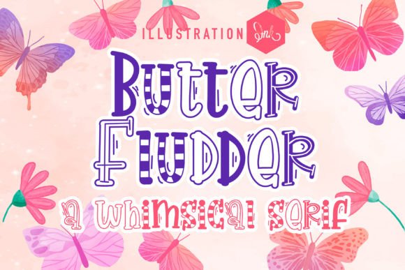 Butter Fludder: A Playful Display Font for Editorial Design