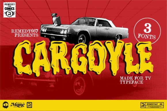 Cargoyle Display Font for Horror-Inspired Web Design