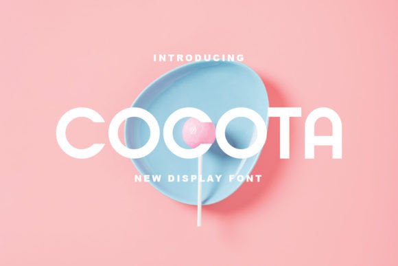 Cocota Display Font: Friendly Typeface for Campaign Visuals