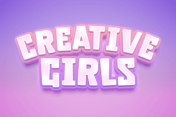 Creative Girls: A Display Font with Editorial Poise