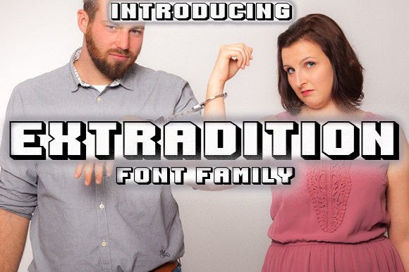 Extradition Font: Bold Display for Web Projects