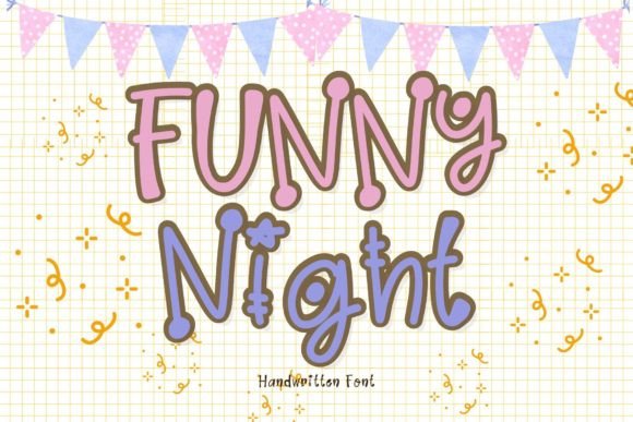Funny Night: A Playful Display Font for Brand Campaigns