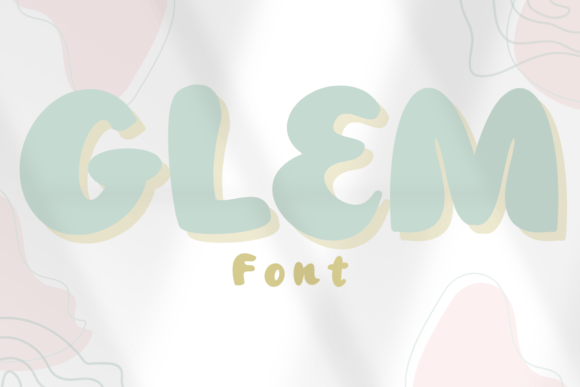 Glem Display Font for Handmade Product Labels and Branding