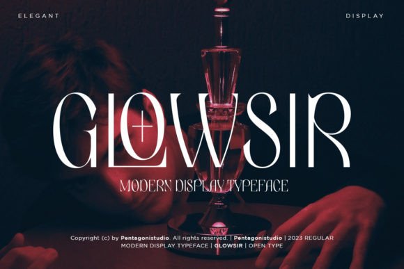 Glowsir: A Contemporary Display Font for Elegant Branding