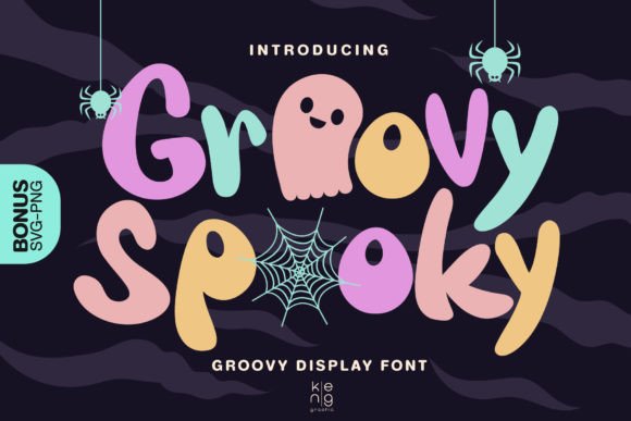 Groovy Spooky: A Display Font That Instantly Grabs Attention