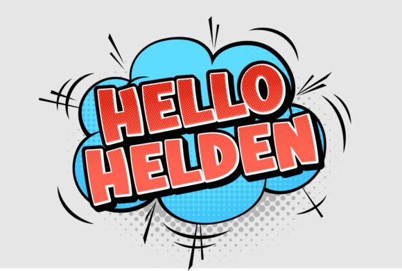 Hello Helden Display Font for Campaign Designers