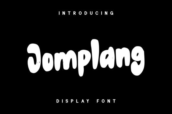 Jomplang Font for Handmade Products and Creative Crafts