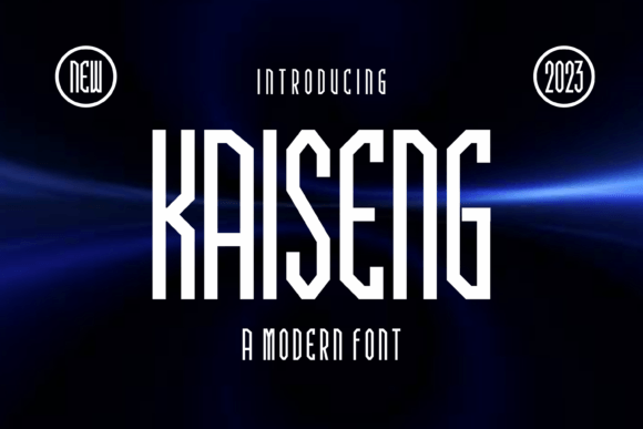 Kaiseng Display Font for Polished Branding and Packaging