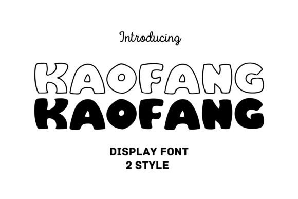 Kaofang: A Display Font for Polished Small Business Branding