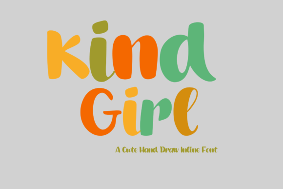 Kind Girl: A Handwritten Display Font for Editorial Design