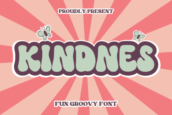 Kindnes: A Groovy Display Font for Campaigns That Pop