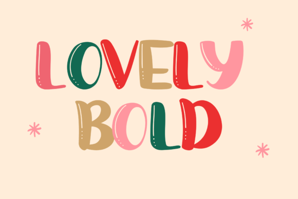 Lovely Bold: A Handwritten Display Font for Small Business Branding