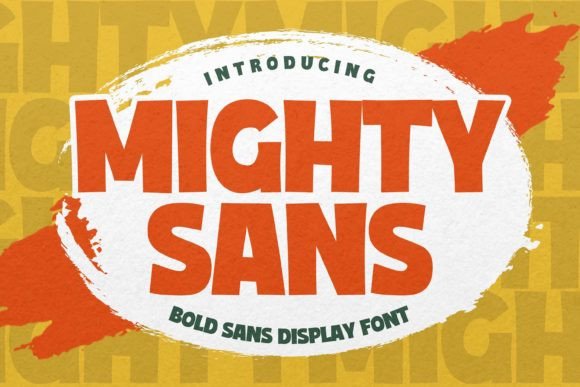 Mighty Sans: A Display Font for Small Business Branding