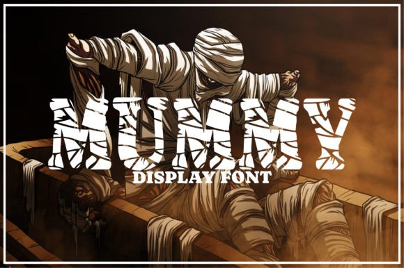 Mummy Font: A Dramatic Display Typeface for Your Brand