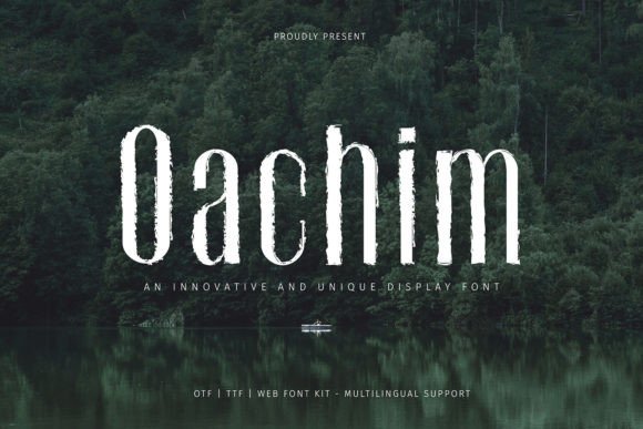 Oachim Display Font for Handmade Crafts and Product Designs