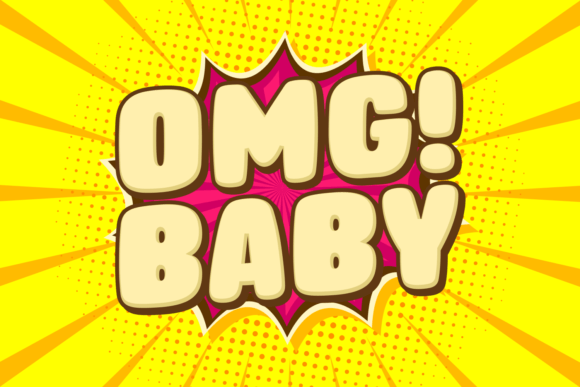 Omg Baby Font Brings Playful Charm to Handmade Products