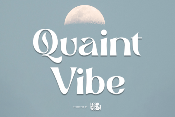 Quaint Vibe: A Charming Display Font for Modern Designers