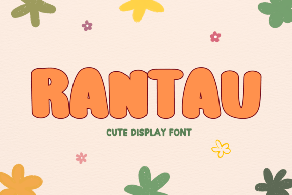 Rantau Display Font for Handmade Product Branding