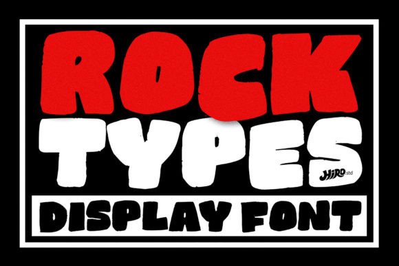 Rocktypes: A Bold Display Font for Small Business Branding
