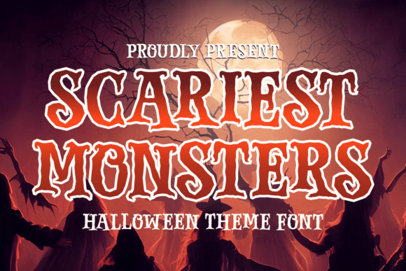 Scariest Monsters: A Quirky Display Font for Bold Digital Branding