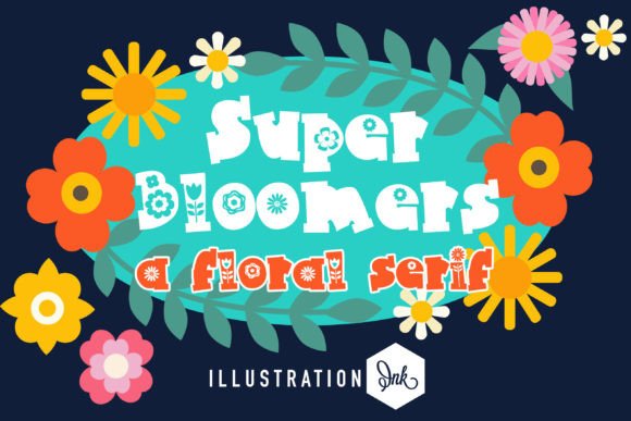 Super Bloomers Font for Campaign Graphics and Branded Content