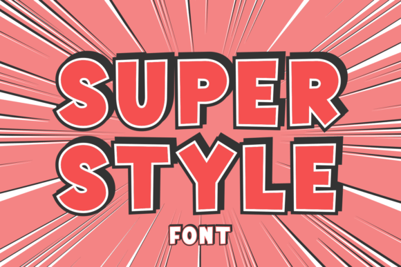 Super Style Display Font for Digital Branding and Web Headers