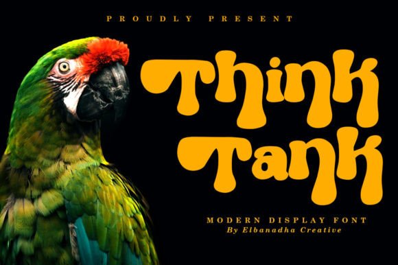 Thinktank Display Font for Handmade Products and Branding