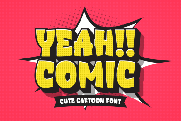 Yeah Comic: A Cute Display Font for Digital Campaigns